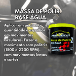 MASSA DE POLIR N° 2 BASE AGUA 1KG MAXXBRILL