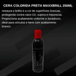 CERA COLORIDA PRETA MAXXBRILL 250ML
