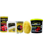 KIT COM 5 PRODUTOS DE POLIR E ENCERAR