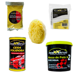 KIT COM 5 PRODUTOS DE POLIR E ENCERAR