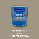 6358 KEM TRANSP PLUS MARROM AVELA 900ML