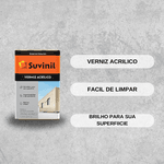SUVINIL VERNIZ ACRILICO BASE DAGUA ACRILICO 18LT