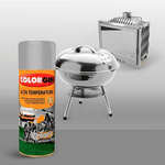TINTA SPRAY ALTA TEMPERATURA ALUMINIO 5723 COLORGIN 350ML