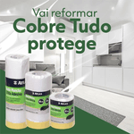 FILME MASCARAMENTO C FITA CREPE 90CMX20M ATLAS