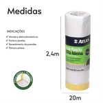 FILME MASCARAMENTO C FITA CREPE 2,4MX20M ATLAS