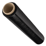 FILME PLASTICO STRECH PRETO ROLO 500M - 1,7KG