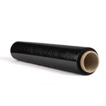 FILME PLASTICO STRECH PRETO ROLO 500M - 1,7KG