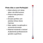 Extensor Fixo 12x50cm p/ Desempenadeira Stone Hammer