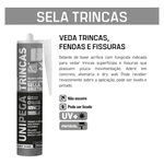 SELANTE ACRÍLICO SELA TRINCAS BRANCOS 280ML UNIPEGA