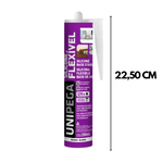 SILICONE FLEXÍVEL BASE D'ÁGUA BRANCO 280ML UNIPEGA