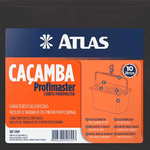 CAÇAMBA PARA PINTURA BALDE PLÁSTICO PRETO 10LT 610P ATLAS