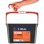 CAÇAMBA PARA PINTURA BALDE PLÁSTICO PRETO 10LT 610P ATLAS