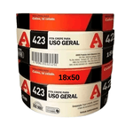 CAIXA DE FITA CREPE 423 18X50 USO GERAL TAPEFIX ADERE COM 72 UNIDADES