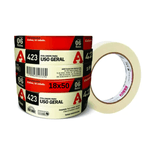 CAIXA DE FITA CREPE 423 18X50 USO GERAL TAPEFIX ADERE COM 72 UNIDADES