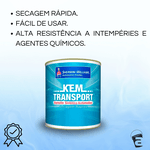 6348 KEM TRANSP PLUS CINZA TRATOR 3,6L