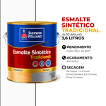 METALATEX ESMALTE ALTO BRILHO VERMELHO 3,6LT