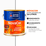 NOVACOR EXTRA ACETINADO BASE E GALAO 3,2L