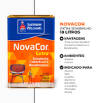 NOVACOR EXTRA ACRILICO SEMI BRILHO BRANCO 18L