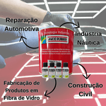 RESINA ADESIVO DE LAMINAÇÃO COM CATALISADOR 3,96 KG MAXI RUBBER