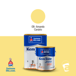 TINTA LATEX KEMTONE ACRILICO AMARELO CANARIO 18L
