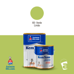 TINTA LATEX KEMTONE ACRILICO VERDE LIMAO 3,6LT