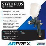 PISTOLA STYLO PLUS 1,0MM PRETA ARPREX
