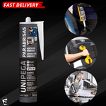 COLA PU P/ VIDROS E PARABRISAS ADESIVO PRETO 280ML UNIPEGA