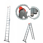 ESCADA ALUMINIO EXTENSIVA 8 DEGRAUS