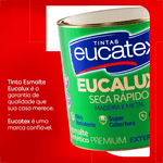 EUCALUX ESMALTE SINTETICO FOSCO PREMIUM BRANCO 900ML