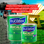 EUCALUX ESMALTE SINTETICO FOSCO PREMIUM BRANCO 900ML