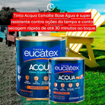 EUCATEX ESMALTE ACETINADO BASE AGUA BASE C 3,2L