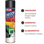 SPRAY LARANJA DECOR COLORGIN 742