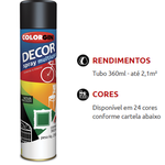 SPRAY LARANJA DECOR COLORGIN 742
