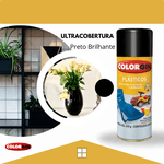 COLORGIN SPRAY PLASTICO PRETO FOSCO