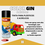 COLORGIN SPRAY PLASTICO PRETO FOSCO