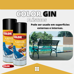 COLORGIN SPRAY PLASTICO PRETO FOSCO