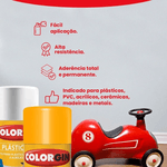 SPRAY PLASTICO BRANCO BRILHANTE