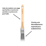 TRINCHA P/ PINTURA RETA IMPERIAL 1