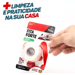 FITA FORTE DUPLA FACE BRANCA ÁREAS GORDUROSAS 24x1,5 ADERE