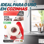 FITA FORTE DUPLA FACE BRANCA ÁREAS GORDUROSAS 24x1,5 ADERE
