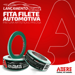 FITA CREPE AUTOMOTIVA VERDE FILETE ADERE 525 06MMX50M