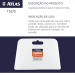 ESPÁTULA PARA APLICAR MASSA CORRIDA COLA PINTURA ATLAS 152/2