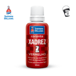CORANTE PARA TINTAS LÍQUIDO XADREZ VERMELHO 50ML