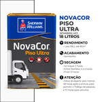 NOVACOR PISO SEMI BRILHO ULTRA AMARELO DEMARCAÇÃO 18L