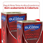 EUCATEX PEG & PINT ESMALTE BRILHANTE AMARELO 18L