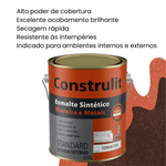 CONSTRULIT ESM. SINT. A B STANDARD TABACO 3,6LT