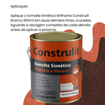 CONSTRULIT ESM. SINT. A B STANDARD VERMELHO CHASSIS 900ML