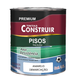 TINTA ACRILICA PISO PREMIUM AMARELO DEMARCAÇÃO 3,6LT CONSTRUIR