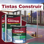 TINTA ACRILICA PISO PREMIUM AMARELO DEMARCAÇÃO 3,6LT CONSTRUIR