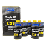 KIT VERNIZ 2K ALTO SOLIDO 4,5 C21 + 05 END H21 450ML